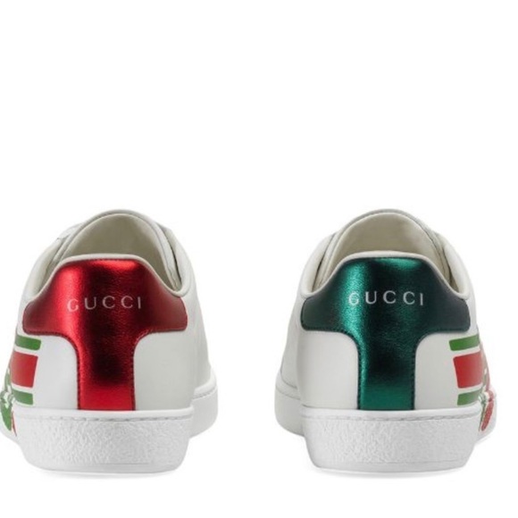 Gucci | Interlocking G’s Ace Sneakers Green Red - Picture 10 of 12